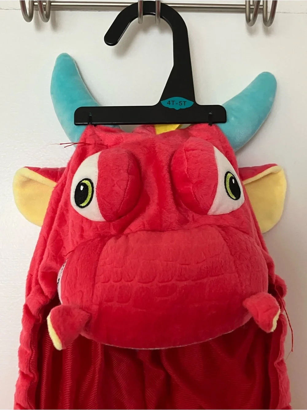 Target One Piece Red Yellow Dragon Halloween Costume Size 4-5T